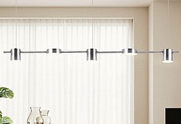 פס ספוטים מתאים לאי, תאורה לפינת אוכל פס ספוטים מתאים לאי, תאורה לפינת אוכל