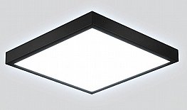 פאנל לד מרובע שחור צמוד תקרה במבצע BLACK פאנל לד מרובע שחור צמוד תקרה במבצע BLACK