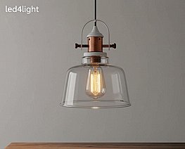 מנורת תליה בודד / שלישיה זכוכית בסגנון רטרו מנורת תליה בודד / שלישיה זכוכית בסגנון רטרו